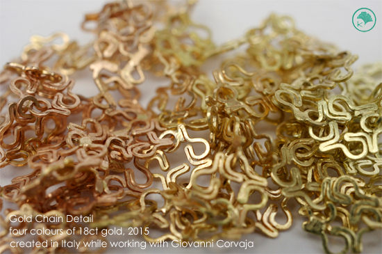 2015 Gold Chain: four colours of 18ct gold